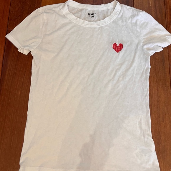 Sunday Best White T-Shirt - Picture 2 of 3